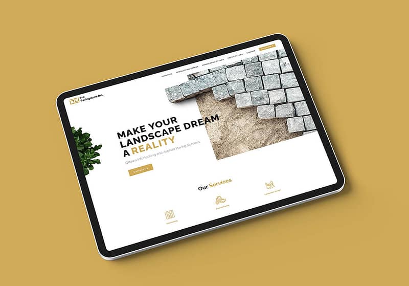Pro PavingStone - Website-Design
